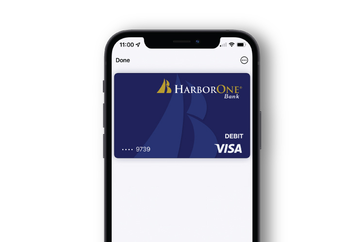 HarborOne mobile wallet